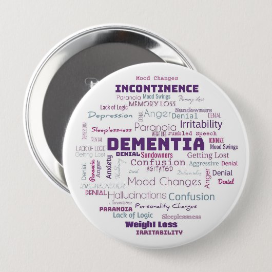 Dementia Button (Voorkant /achterkant)