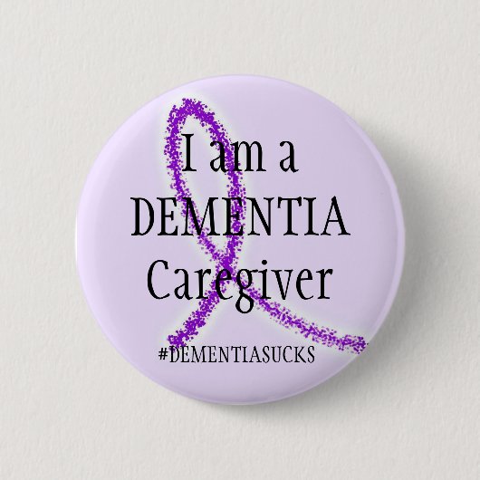 Dementia Caregiver Ronde Button 5,7 Cm (Voorkant)
