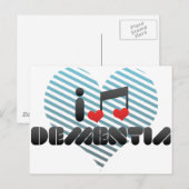 Dementia fan briefkaart (Voorkant / Achterkant)