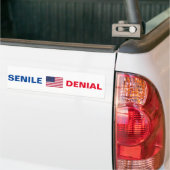 Dementia Joe Biden "SENILE DENIAL" bumpersticker (Op Truck)