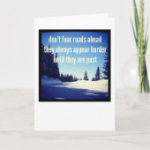 Dementia Journey Kaart: wees niet bang voor de weg Kaart (Voorkant)