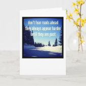 Dementia Journey Kaart: wees niet bang voor de weg Kaart (Gele Bloem)