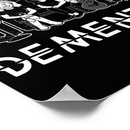 Dementia New Black _1  Poster (Hoek)