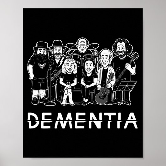 Dementia New Black _1  Poster (Voorkant)