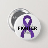 Dementia Ribbon White Button (Voorkant /achterkant)