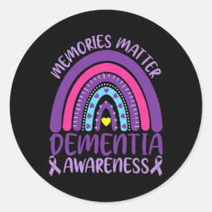 Dementie Bewustzijn Heimerheimer Bewustzijn Einde Ronde Sticker