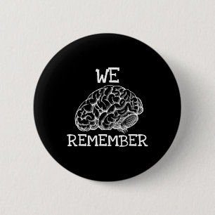 Dementie die we ons herinneren als naasten het nie ronde button 5,7 cm