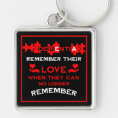 Dementie hoopt op genezing sleutelhanger (Voorkant)