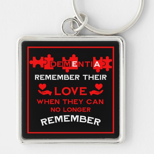 Dementie hoopt op genezing sleutelhanger (Voorkant)