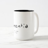 Dementie-Mok Tweekleurige Koffiemok (Voorkant rechts)