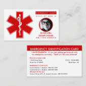 Dementie noodkaart contactkaartje (Voorkant / Achterkant)