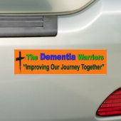 Dementie Strijders Bumpersticker (Op auto)