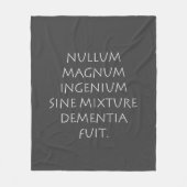 dementiefout van het mengsel Nullum magnum ingeniu Fleece Deken (Voorkant)