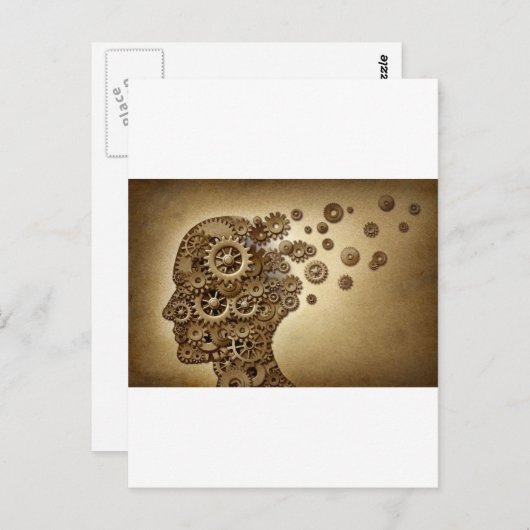 Dementisa-hersenprobleem Briefkaart (Voorkant / Achterkant)