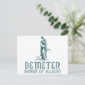 demeter briefkaart (Staand voorkant)