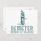 demeter briefkaart (Voorkant / Achterkant)