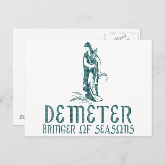 demeter briefkaart (Voorkant / Achterkant)