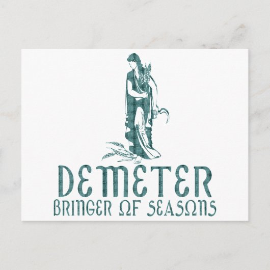 demeter briefkaart (Voorkant)