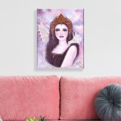 Demeter goddess met serpent van Renee Lavoie Canvas Afdruk (Insitu (Woonkamer))