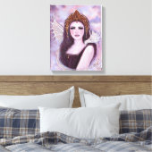 Demeter goddess met serpent van Renee Lavoie Canvas Afdruk (Insitu (Slaapkamer))