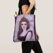 Demeter goddess with serpent by Renee Lavoie Tote Bag (Dichtbij)