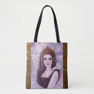 Demeter godin met slang door Renee Lavoie Tote Bag