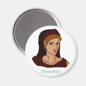 Demeter - Griekse godin magnet (Voorkant / Achterkant)