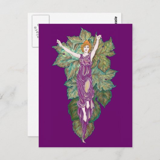 Demeter moeder-godin briefkaart (Voorkant / Achterkant)