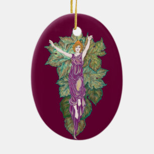 Demeter moeder-godin keramisch ornament