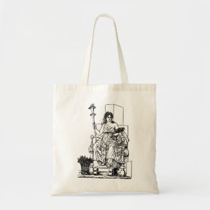 demeter, poseidon, zeus, athena, hermes, ares tote bag