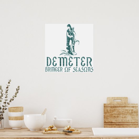 demeter poster (Keuken)