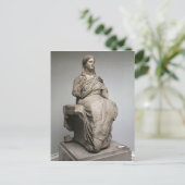 Demeter, standbeeld uit Knidos, Asia Minor, c.350B Briefkaart (Staand voorkant)