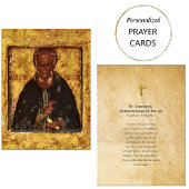 Demetrios, wonderdoener van de Priluki Kaart Plaatskaartje