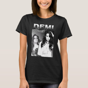 Demi Bedrukte Kunst Liefde Rock Muziek Zangers Voo T-shirt