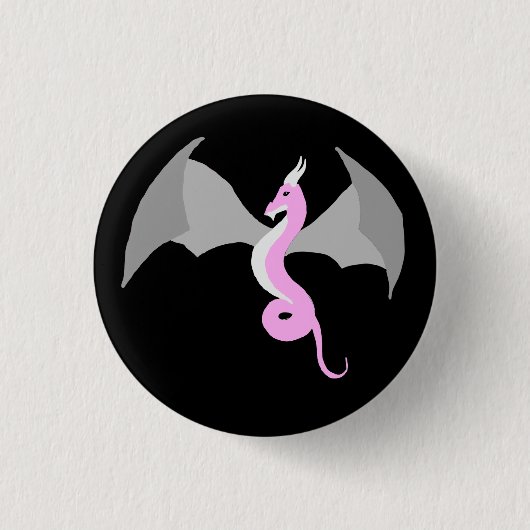 Demi-girl Dragon Button (Voorkant)