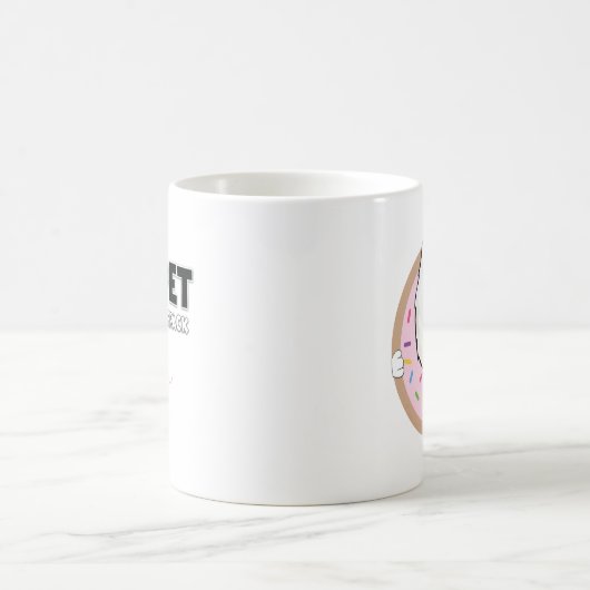 Demi in een donut koffiemok (Center)