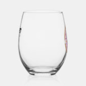 Demi in een donut wijnglas zonder voet (Rechts)