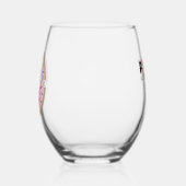 Demi in een donut wijnglas zonder voet (Links)