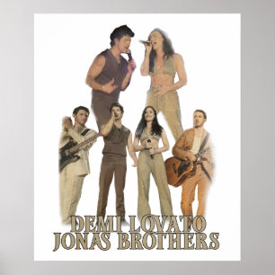 Demi Lovato Jonas Brothers Poster
