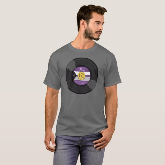 Demi Records Demisexual Pride T-shirt (Voorkant volledig)