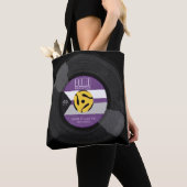 Demi Records Demisexual Pride Vinyl LGBTQ Pin Tote Bag (Dichtbij)