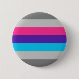Demiandrogyne Pride Flag Ronde Button 5,7 Cm