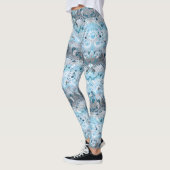 Demiboy Dragon Damask - Stijlvolle pride Flag Colo Leggings (Links)