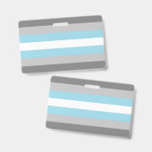 DemiBoy Flag Badge (Voor- en achterkant)