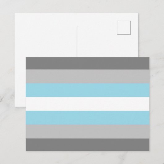 DemiBoy Flag Briefkaart (Voorkant / Achterkant)