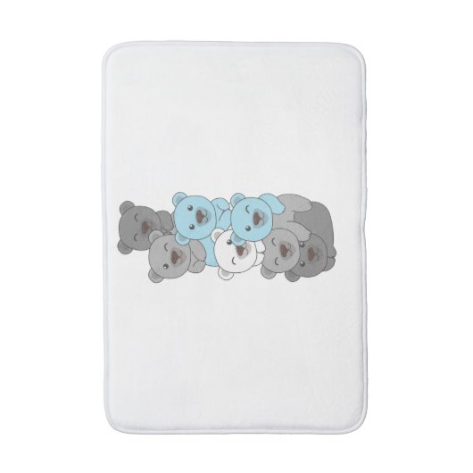 Demiboy Flag Pride Lgbtq Cute Beer Pile Badmat (Voorkant Verticaal)