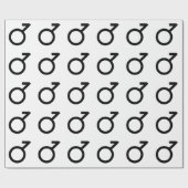 Demiboy-gendersymbool Cadeaupapier (Vlak)
