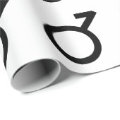 Demiboy-gendersymbool Cadeaupapier (Rol Hoek)