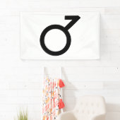 Demiboy-gendersymbool Spandoek (Insitu)