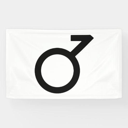 Demiboy-gendersymbool Spandoek (Horizontaal)